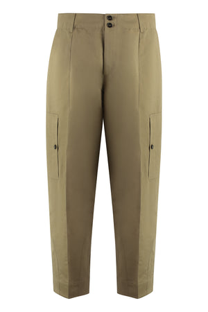 Cotton-linen trousers-0